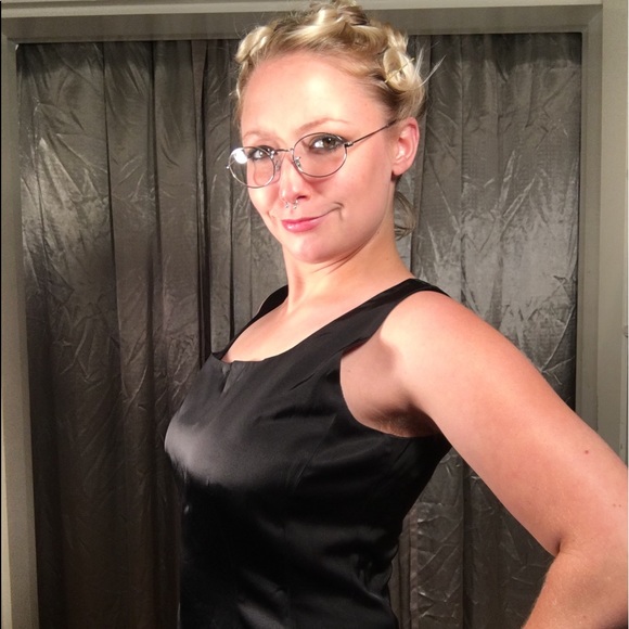 Peter Nygard square neck blouse with boned bodice - Picture 6 of 8